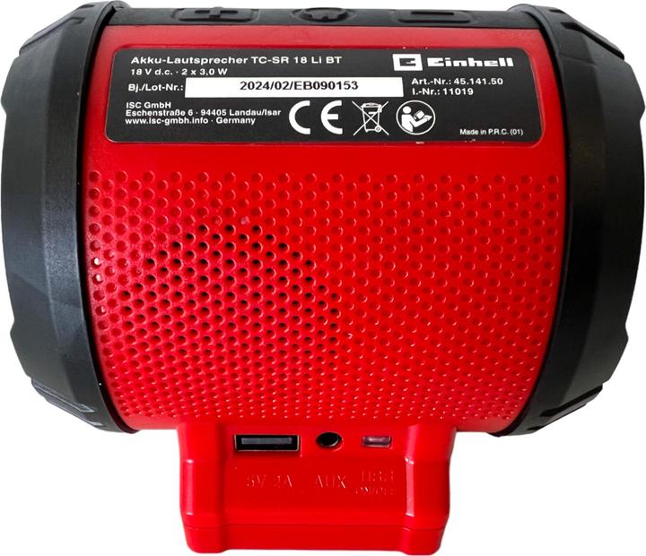 Image du produit Einhell TC-SR 18 Li BT Solo (43 h, Fonctionnement sur batterie)