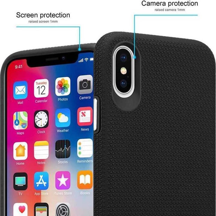 Image du produit Cadorabo Couverture triangulaire hybride (Apple iPhone X)