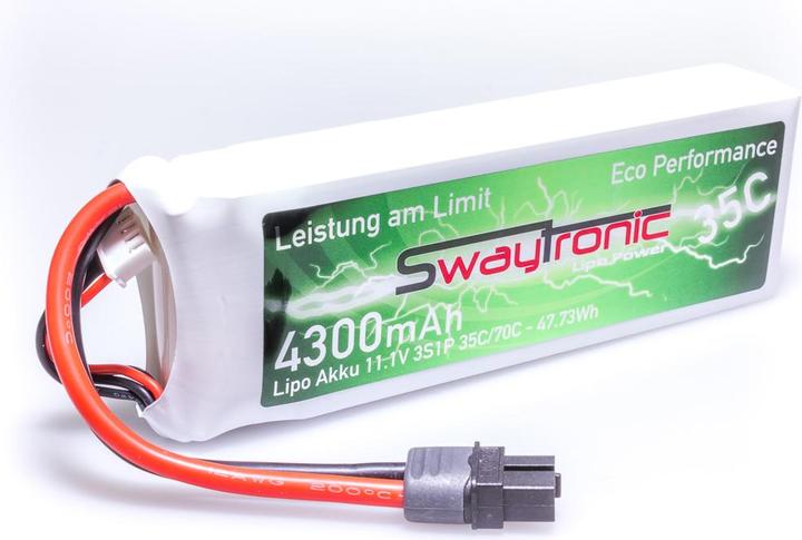 Actual product image Swaytronic LiPo. V35/70 Soft Case TPlug (11.10 V, 4000 mAh)