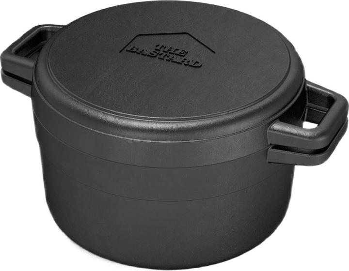 The Bastard Bastard Dutch Oven & Griddle Small 20 cm gietijzer zwart