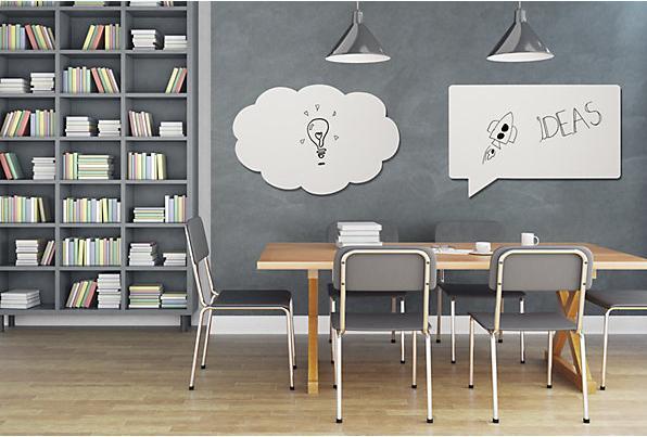 Actual product image smiT Design whiteboard, enameled (118 x 88 cm)