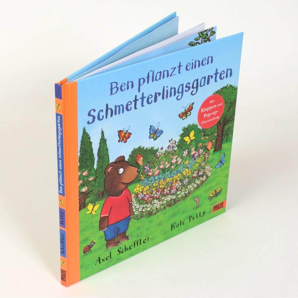Thumbnail - Ben pflanzt einen Schmetterlingsgarten, Kinderbücher von Axel Scheffler