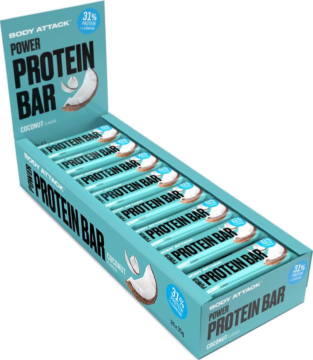 Body Attack Power Protein Bar (24x35g Riegel) (840 g, 24 Stk.)