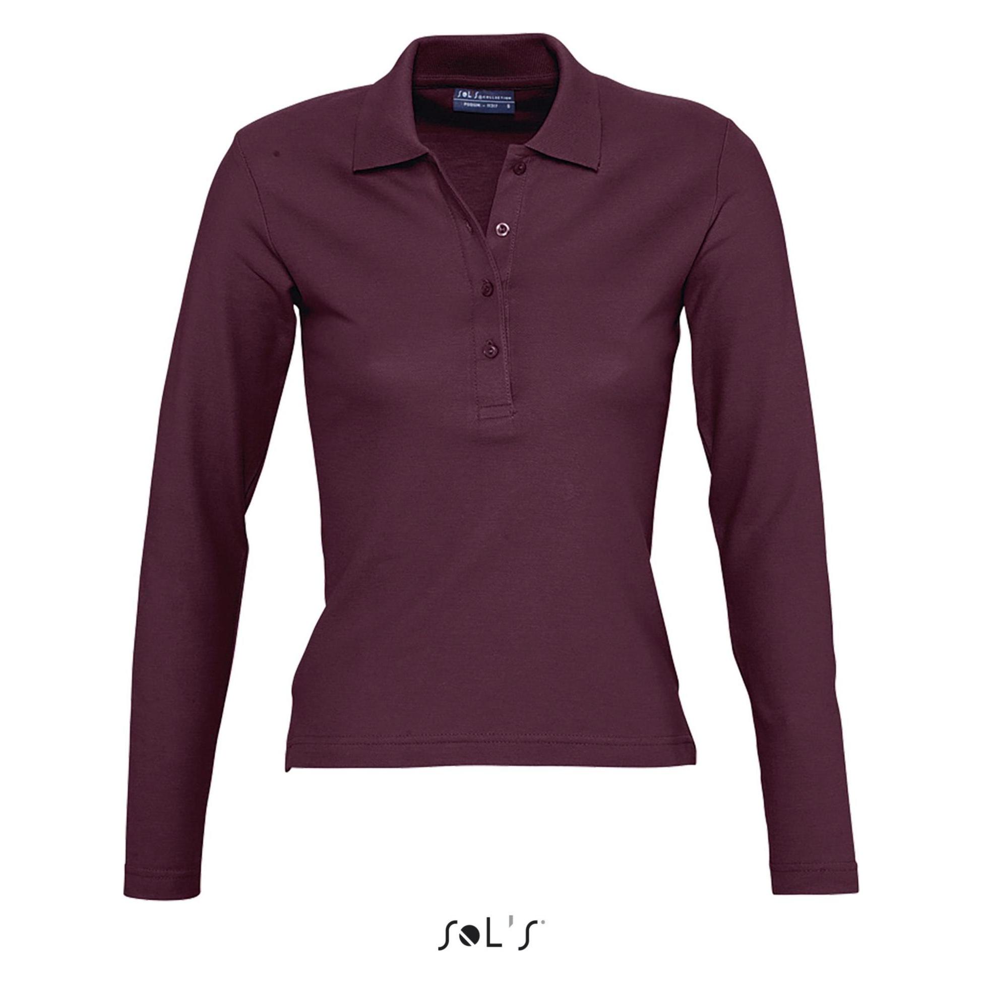 Sol's, Damen, Shirts, Podium, Rot, (L)