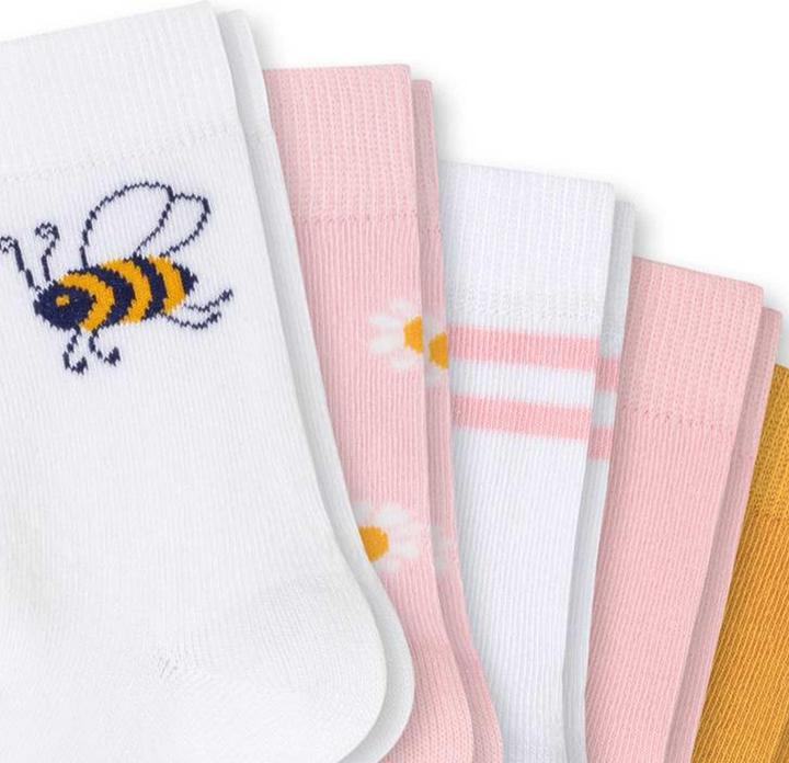 Produktbild Schiesser 5er Pack Biene Kindersocken Mädchen (5er Pack, 23 - 26)
