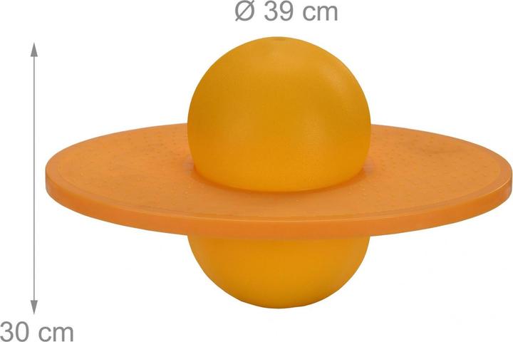 Produktbild Relaxdays - Pogo Ball für Kinder bis 100 kg, Gelb