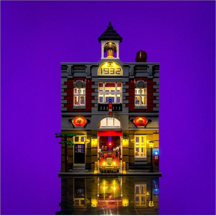 Actual product image Light my bricks LMB 2.0 LEGO® 10197# Fire Brigade Light Kit