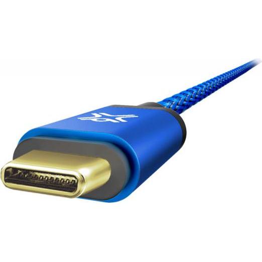 Thumbnail - Xlayer Fully Reversible USB-C To Usb- Premium Balistic Cable 1.2m Blue (1.20 m, USB 3.2 Gen 1), USB Kabel