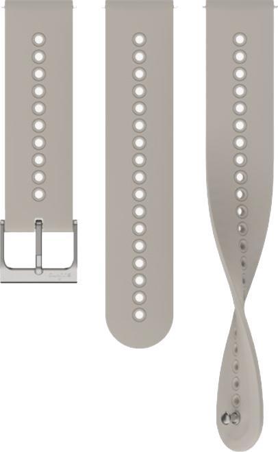 Actual product image Suunto 22 Urb4 Silicone Strap Sand Gray S+M (22 mm, Silicone, Suunto 9 Peak, Suunto 5 PEAK, Suunto 9 Peak Pro)