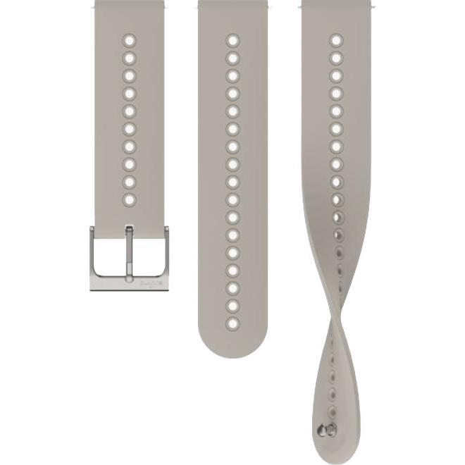 Suunto 22 Urb4 Silicone Strap Sand Gray S+M (22 mm, Silikon, Suunto 9 Peak, Suunto 5 PEAK, Suunto 9 Peak Pro), Uhrenarmb...