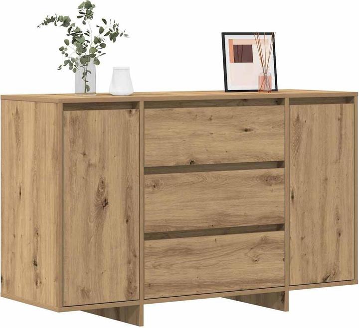 Actual product image vidaXL Sideboard solid wood oak Solid wood oak Sideboard rectangular (41 x 40.50 x 75 cm)