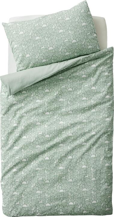 Image du produit Vertbaudet Housse de couette bébé sans taie d'oreiller VOIE DE FORÊT (80 x 120 cm)