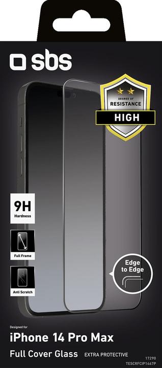 Produktbild SBS Full Cover Glass (1 Stück, Apple iPhone 14 Pro Max)