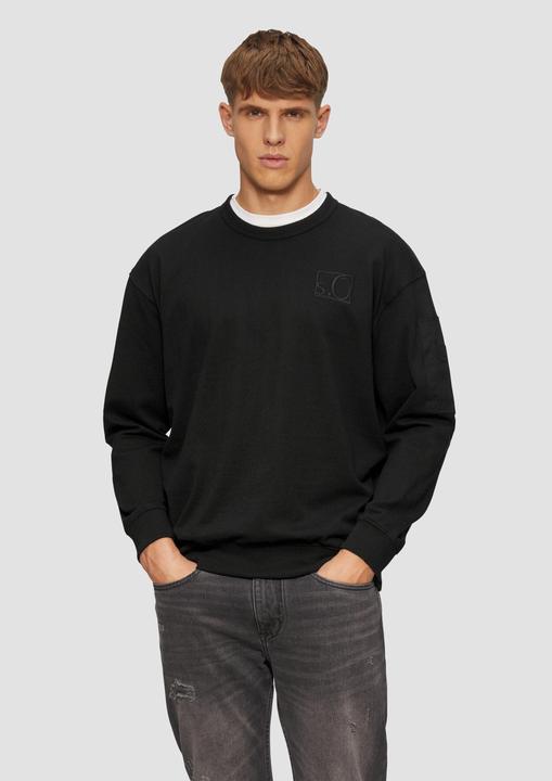 Actual product image S.Oliver Sweatshirt Relaxed-Fit-Sweatshirt mit Ärmeltasche (M)