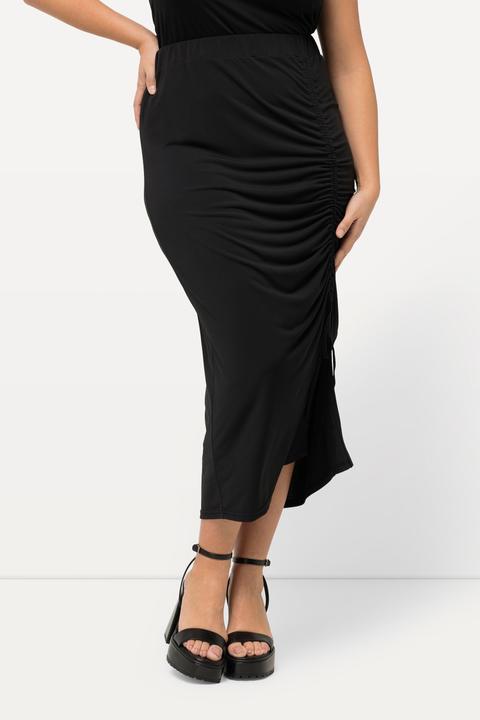 Actual product image Ulla Popken Gathered Ruched Front Skirt (54)