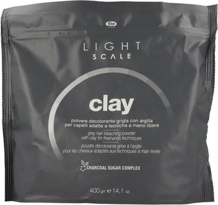 Produktbild Lisap Blondierpulver Light Scale Clay grau 400 gr. (Grau)