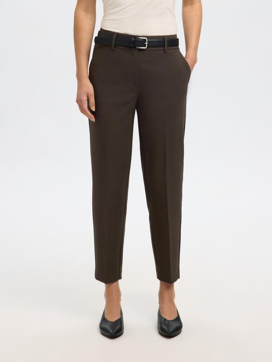 Actual product image Selected Femme Slfrita-Ria Mw Crop Pant Mel Noos (42)