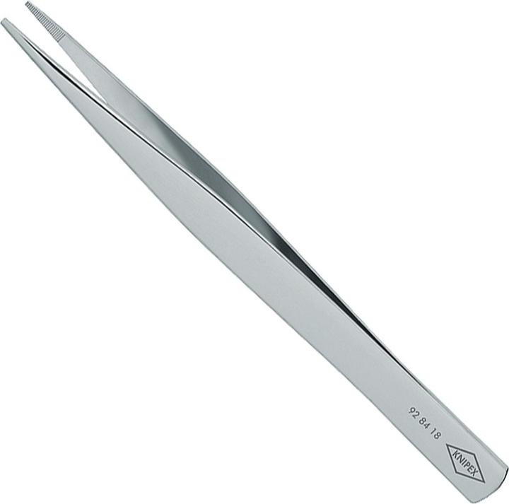 Actual product image Knipex Precision Tweezers rectangular blunt 92 84 18