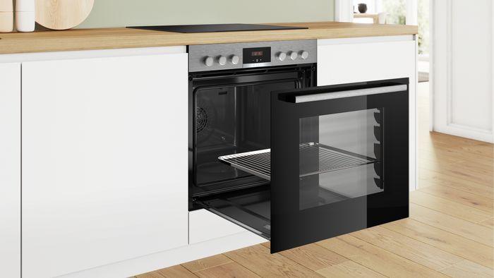 Image du produit Bosch Hausgeräte Set four encastrable, HEB513BS3 + NKN645GA2E, Cuisinière encastrable, Table de cuisson électrique