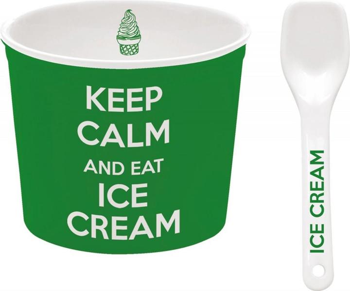 Easy Eisbecher KEEP CALM (8.50 cm, 1x)