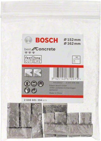 Actual product image Bosch Professional Zubehör Segments for diamond core bits UNC Best for Concrete 12 (162 mm)