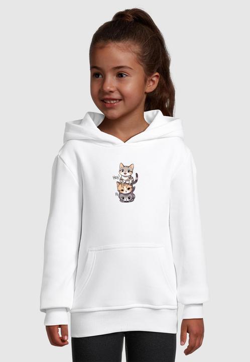 Produktbild Merchcode Kids Hi Cats - Basic Hoody - 184969 (158, 164)