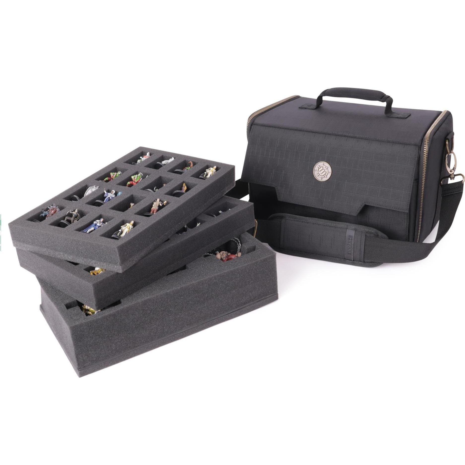 Enhance Miniature Figure Storage Case Black, Weiteres Gaming Zubehör, Schwarz