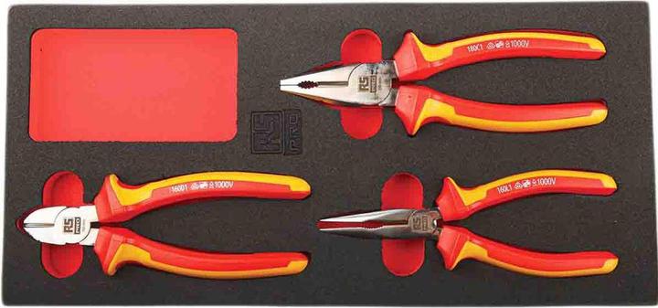Produktbild RS PRO 3pc VDE Insulated Pliers Set (385 mm)