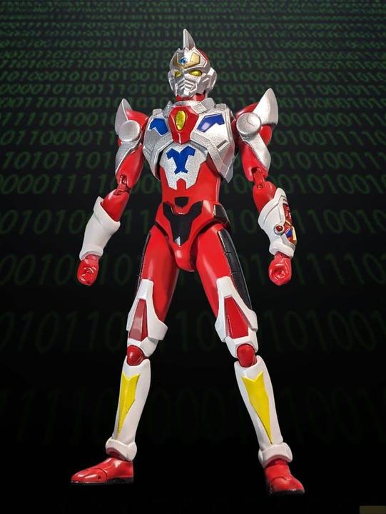 Actual product image Evolution Toy Gridman Universe figurine HAF Gridman Animation Style 17 cm