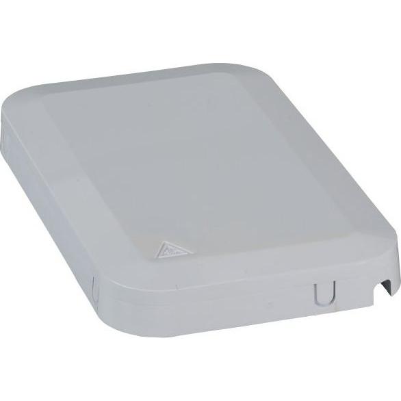 EFB Elektronik FTTH Indoor Anschlussbox für 2Fasern, 1Kupplung, Durchführungskassette (Spleissbox), Netzwerk Zubehör
