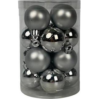 Christmas To, Decorazioni per albero di Natale, Christmas Tree toy Christmas Touch, D4 cm, glass, 16 pcs (16x)