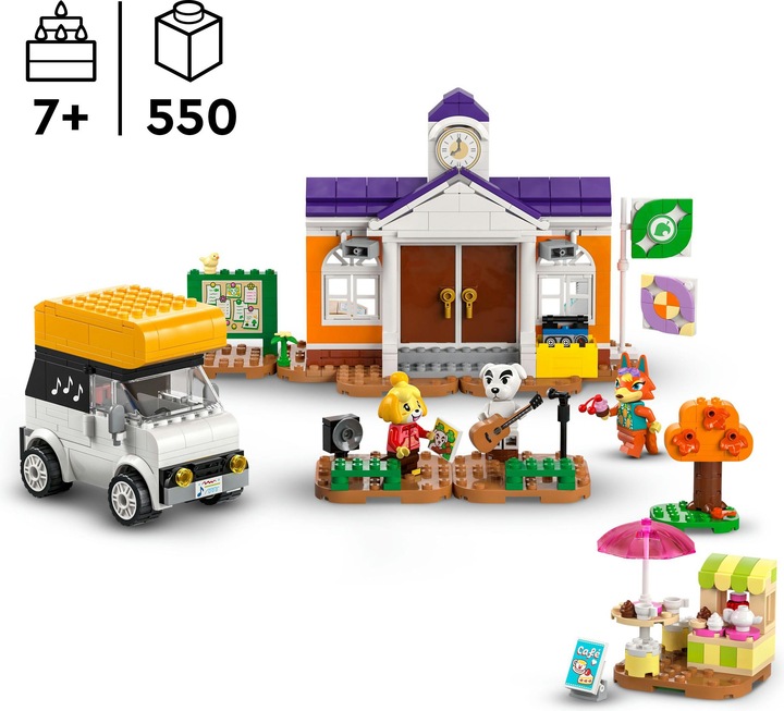 Produktbild LEGO K.K. spielt auf dem Festplatz (77052, LEGO Animal Crossing)