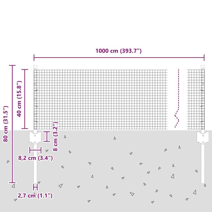 Produktbild vidaXL Aussenbarriere