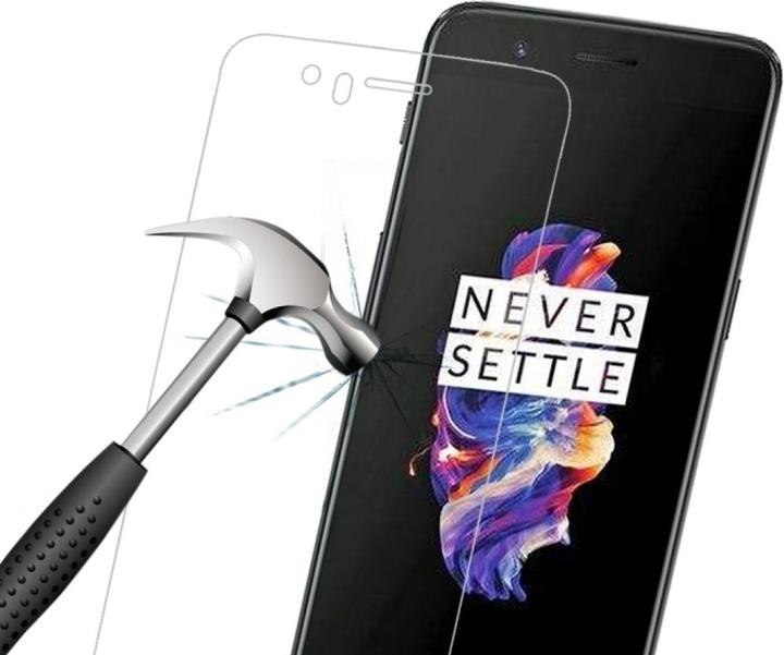 Actual product image Screenguard OnePlus 5 bulletproof glass protective film Case Friendly Design (1 pcs., OnePlus 5)