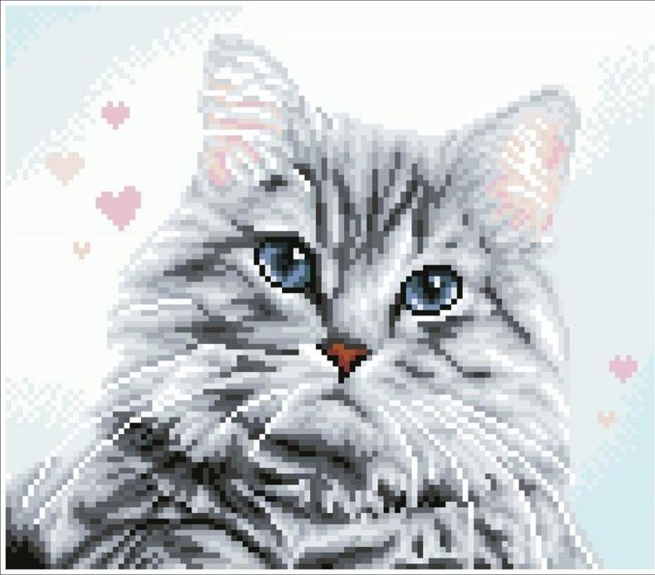 Produktbild Diamond Dotz Squares Katze Pricilla