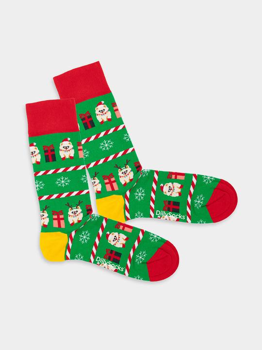 Produktbild DillySocks Festive Pomeranian (41 - 46)