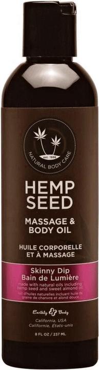Actual product image Shots Skinny Dip Massage Oil with a Vanilla Cotton Candy Scent - 8oz / (237 ml)