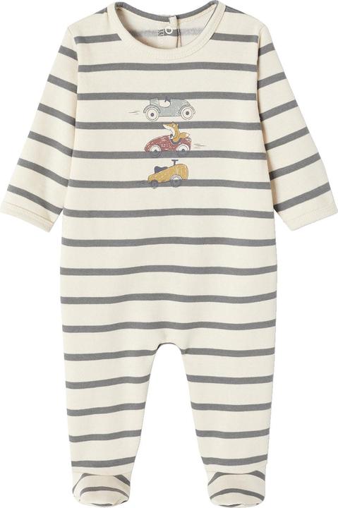 Produktbild Vertbaudet Jungen Baby Strampler mit Streifen und Autos (56)
