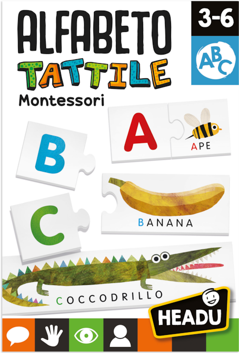 Actual product image Sombo IT Montessori Alfabeto Tattile (Italian)