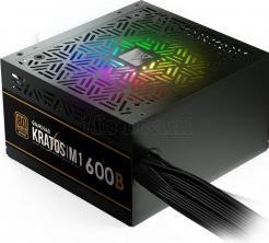Actual product image Gamdias Alimentation ATX Kratos M1-600B RGB - 600W (Noir) Bronze (600 W)