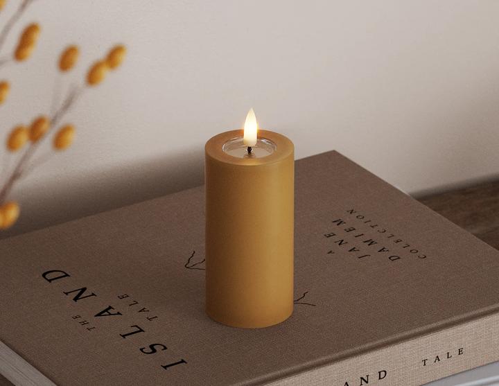 Actual product image Disco Möbel Pillar candle curry