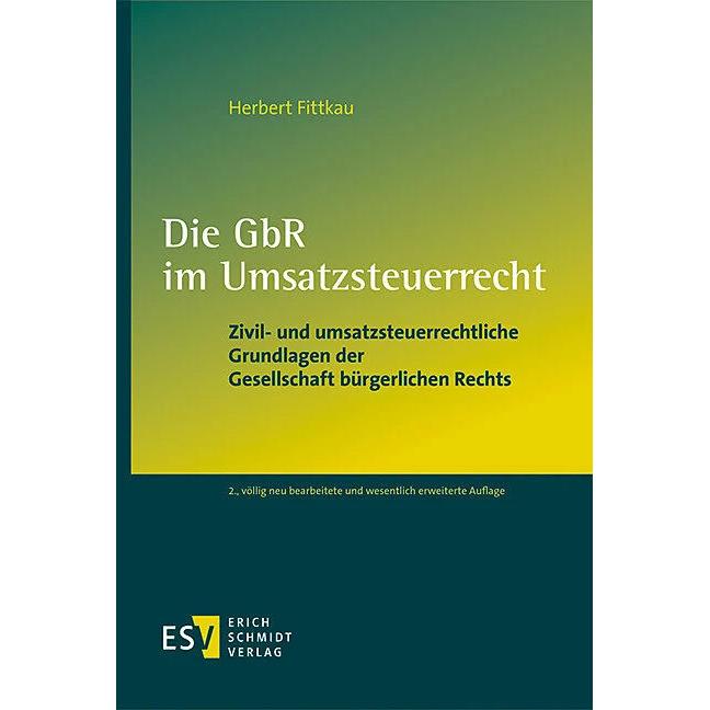 Die GbR im Umsatzsteuerrecht, Fachbücher von Herbert Fittkau
