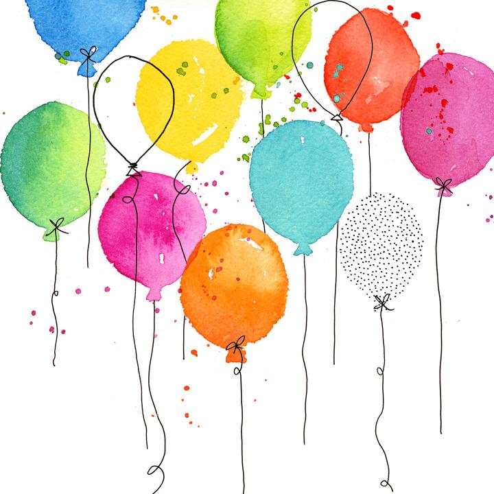 Actual product image Braun + Company Baloon Party (20 pcs., 33 x 33 cm)