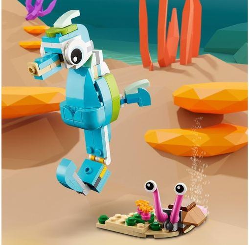 Produktbild LEGO Delfin und Schildkröte (31128, LEGO Creator 3-in-1)
