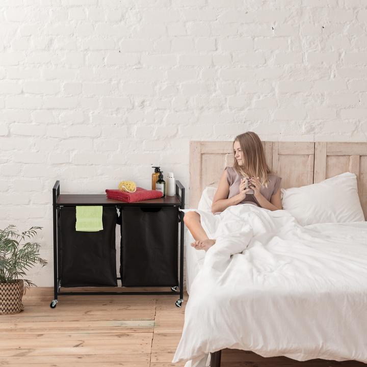 Actual product image Relaxdays Laundry basket shelf (49 l)