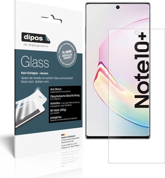 Image du produit Dipos Film de Protection d’écran Anti-Shock (2 pièce(s), Samsung Galaxy Note 10 Plus)