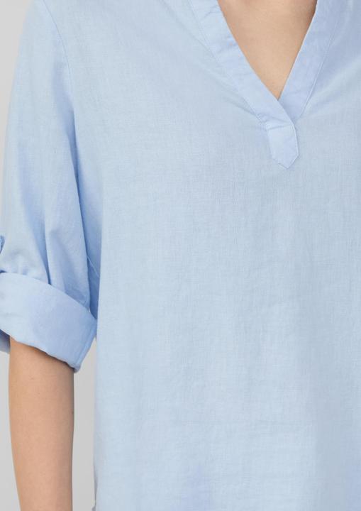 Immagine prodotto s.Oliver Bluse Leinenmix-Bluse mit Turn-up (36)