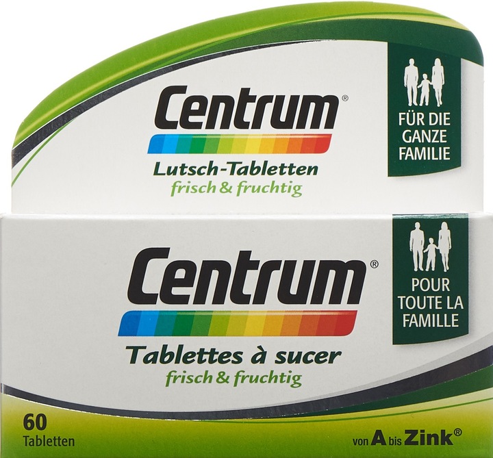 Produktbild Centrum Frisch & Fruchtig (60 Stück, Tabletten, 160 g)