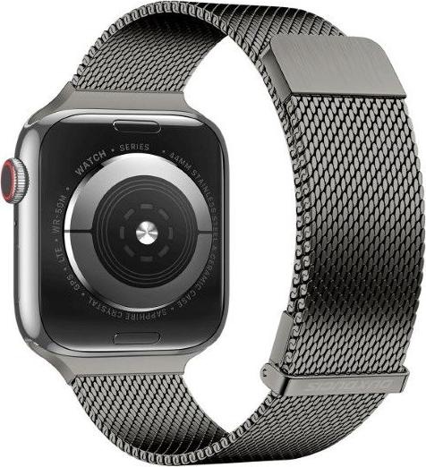 Dux Ducis Milanese Pro Armband (40 mm, 38 mm, 41 mm, Edelstahl, Apple Watch SE, Apple Watch SE (2022/2023), Apple Watch Series 6, Apple Watch Series 5, Apple Watch Series 4, Apple Watch Series 3)