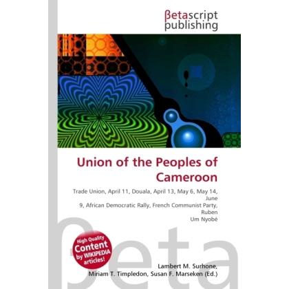 Union of the Peoples of Cameroon, Fachbücher